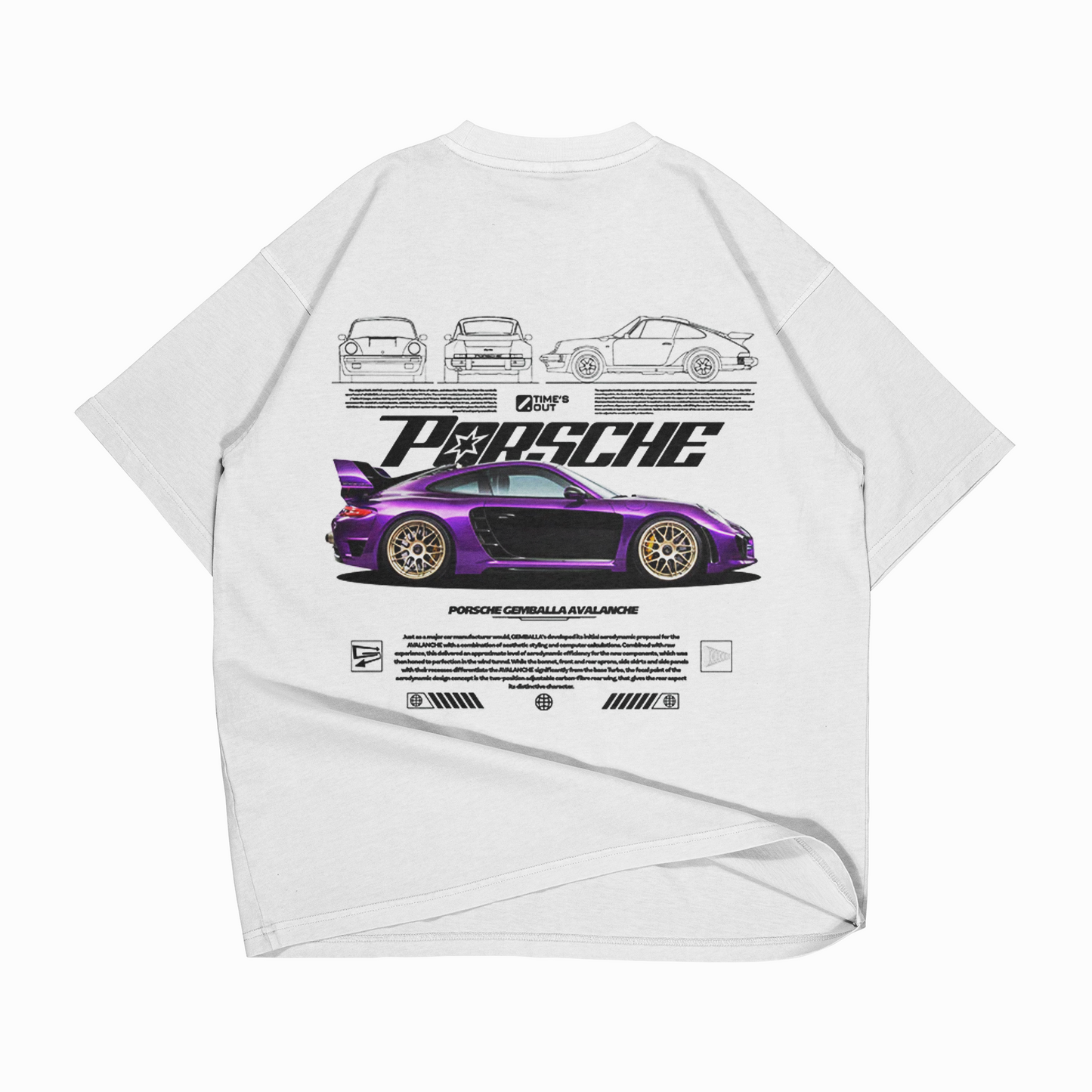 PLAYERA PORSCHE TIME´S OUT