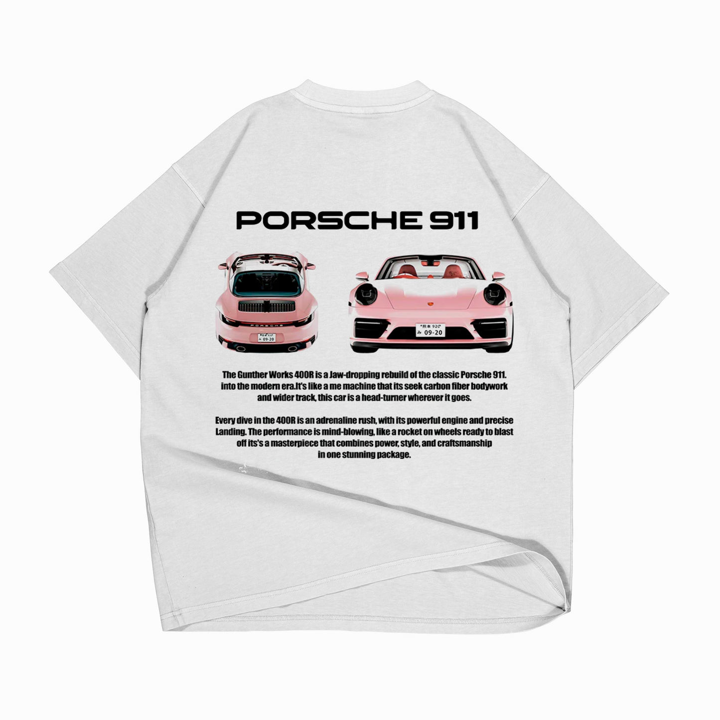 PLAYERA PORSCHE 911 PINK