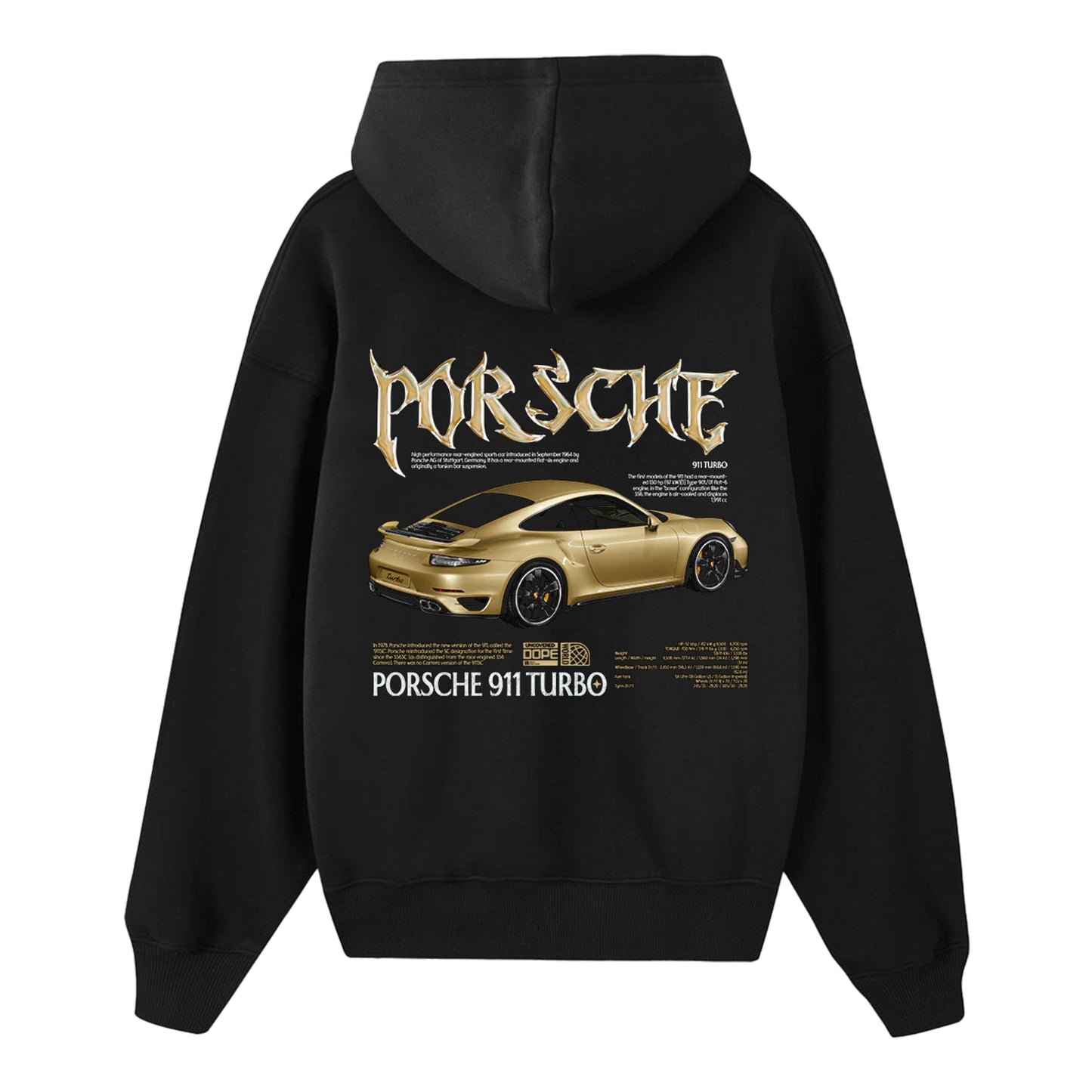 HOODIE PORSCHE 911 TURBO