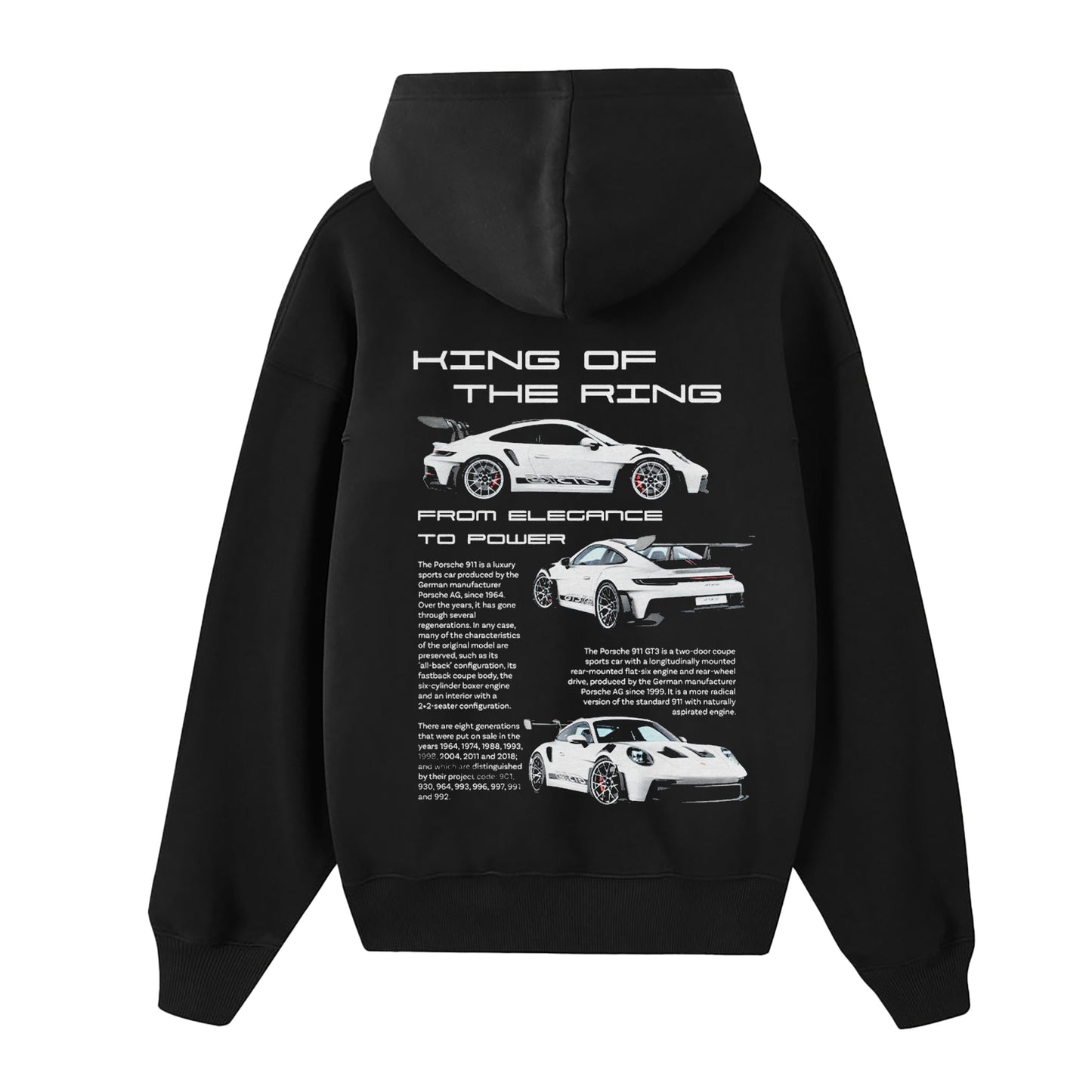 HOODIE PORSCHE 911 KING OF THE RING