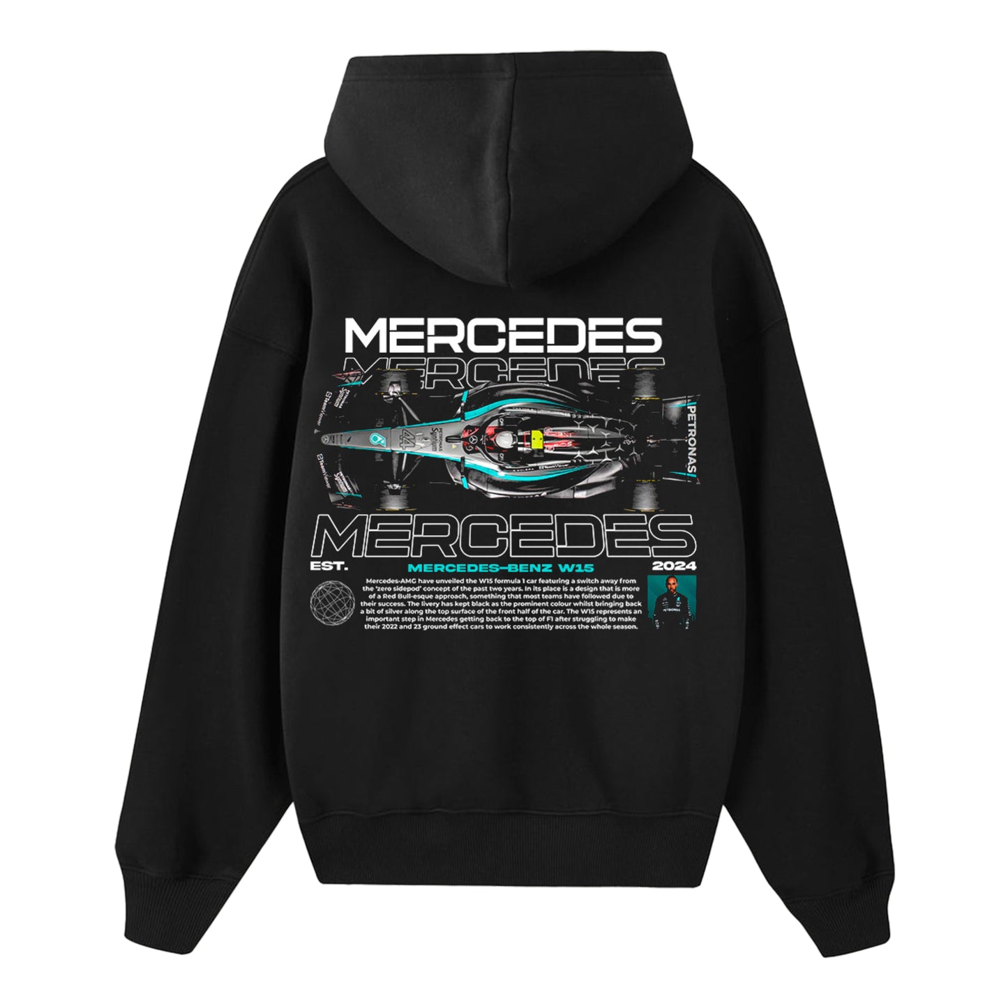 HOODIE F1 MERCEDES BENZ