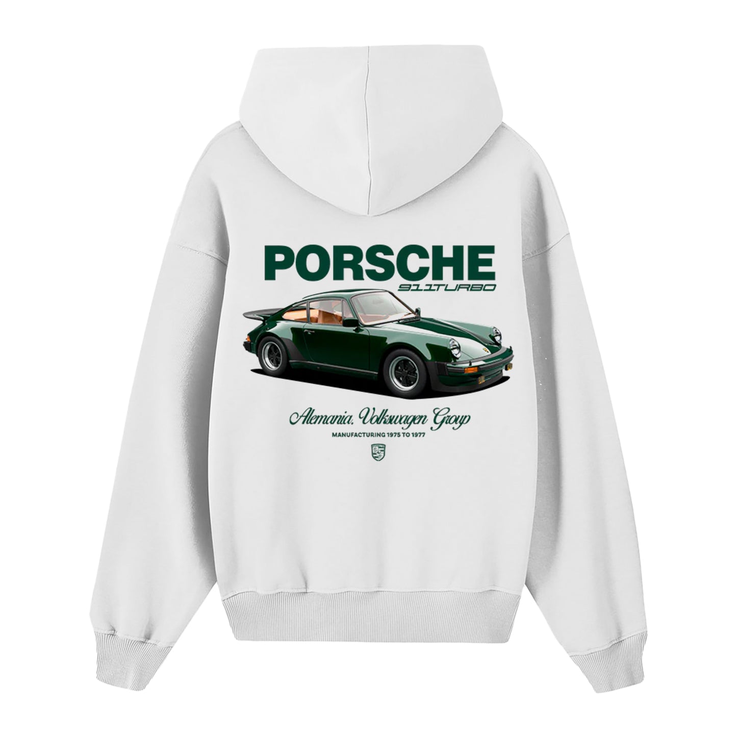 HOODIE PORSCHE 911 TURBO GREEN