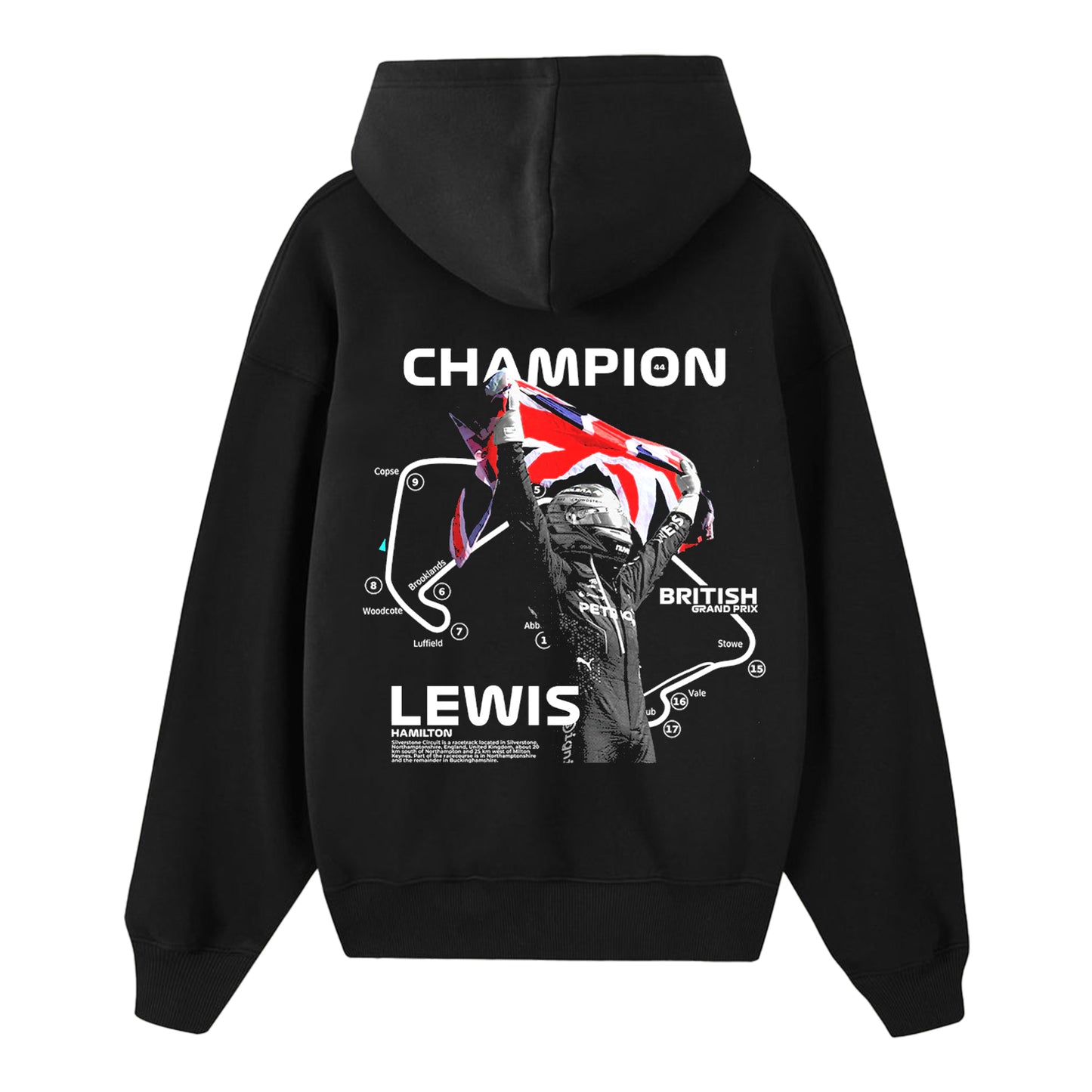 HOODIE CHAMPION LEWIS HAMILTON