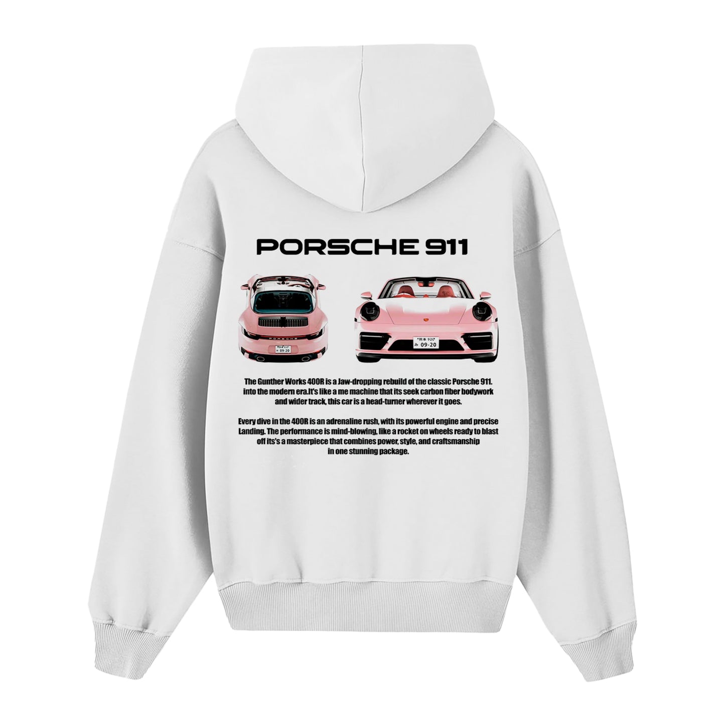 HOODIE PORSCHE 911 PINK