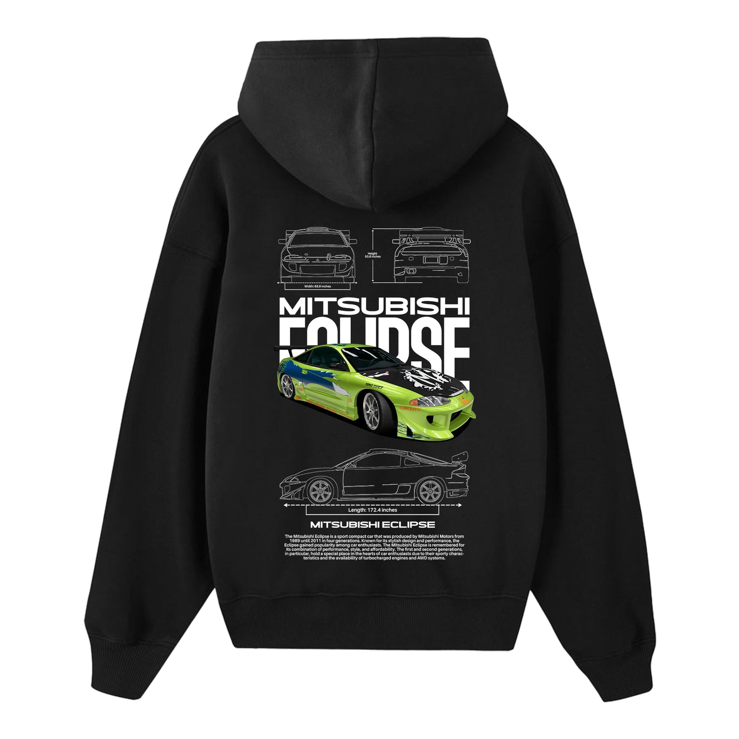 HOODIE MITSUBISHI ECLIPSE
