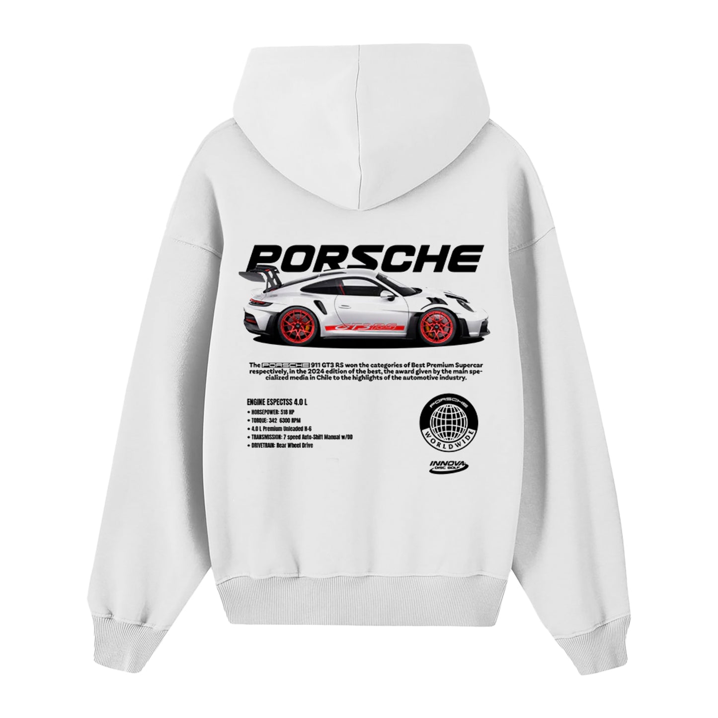 HOODIE PORSCHE 911 GT3 RS WORLWIDE