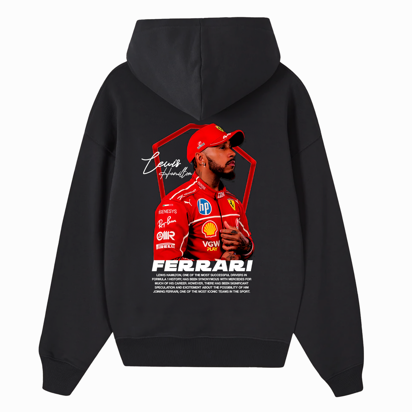 HOODIE LEWIS HAMILTON FERRARI