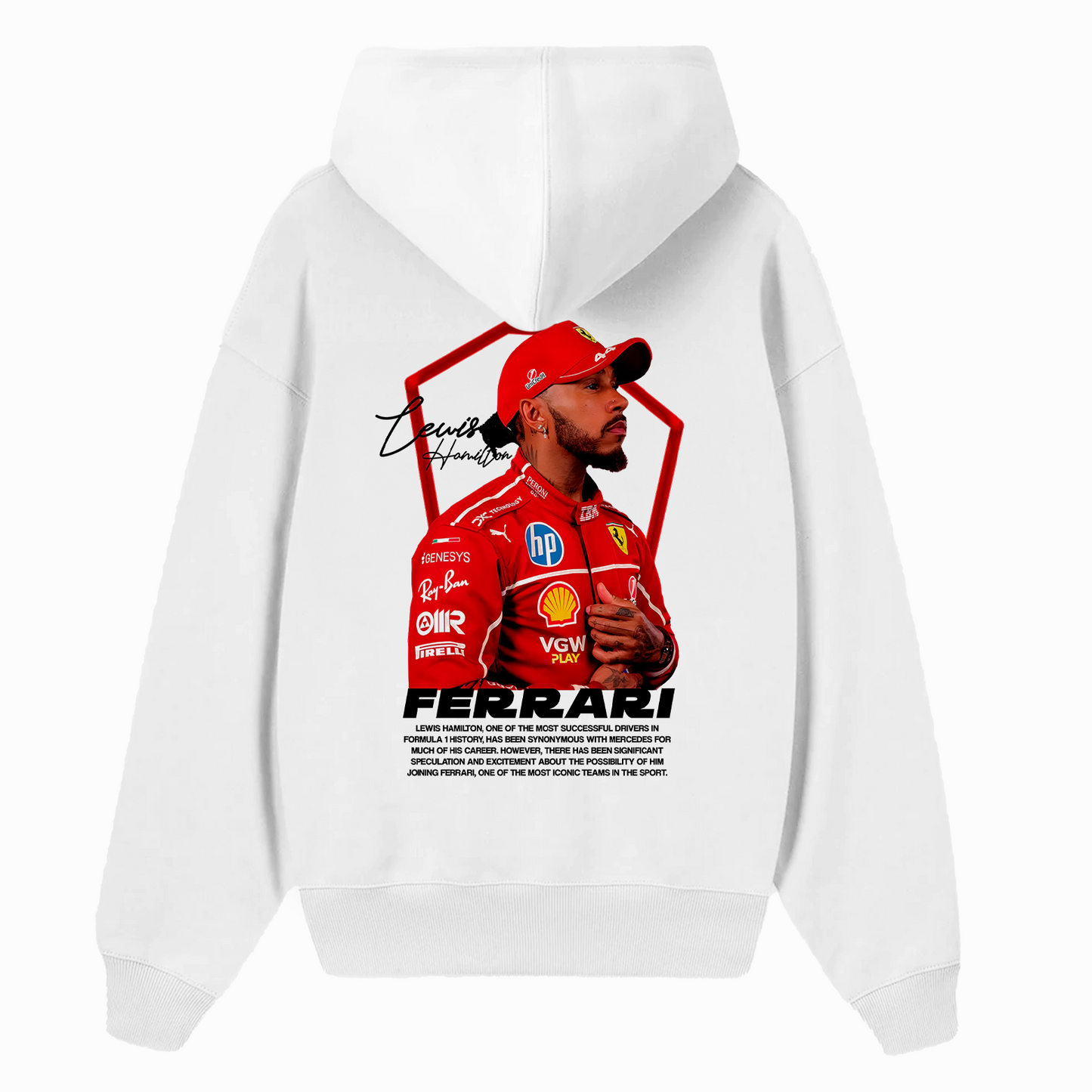 HOODIE LEWIS HAMILTON FERRARI
