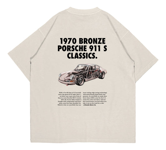 PLAYERA OVERSIZE “PORSCHE 911 CLASSIC”