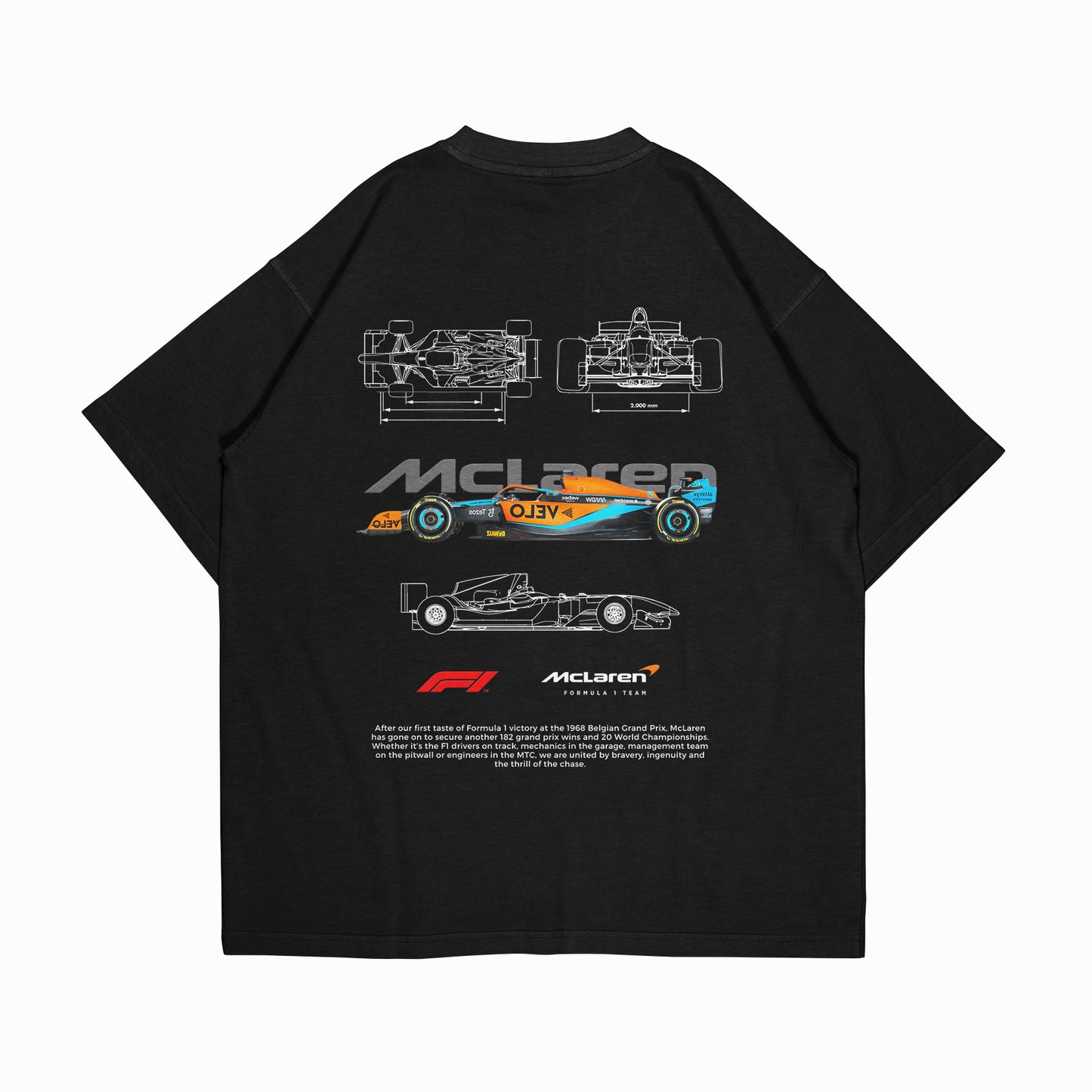 PLAYERA OVERSIZE “MCLAREN”