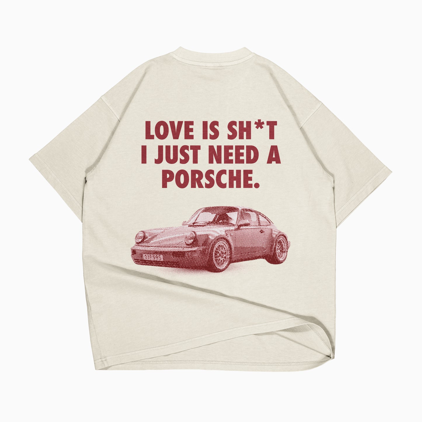 PLAYERA OVERSIZE “LOVE IS SH*T”