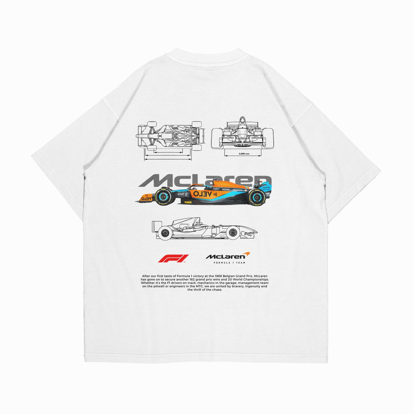 PLAYERA OVERSIZE “MCLAREN”