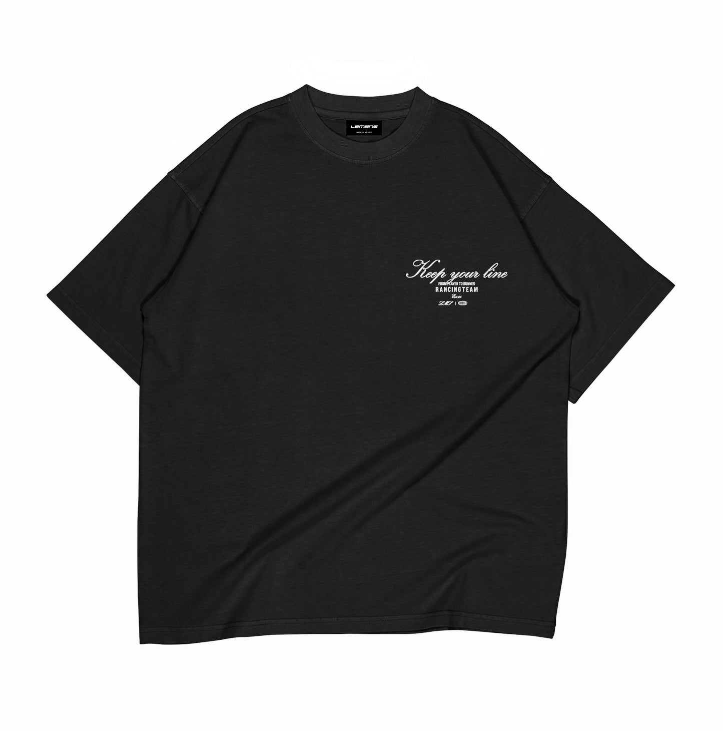 PLAYERA SEMI-OVERSIZED RACING TEAM