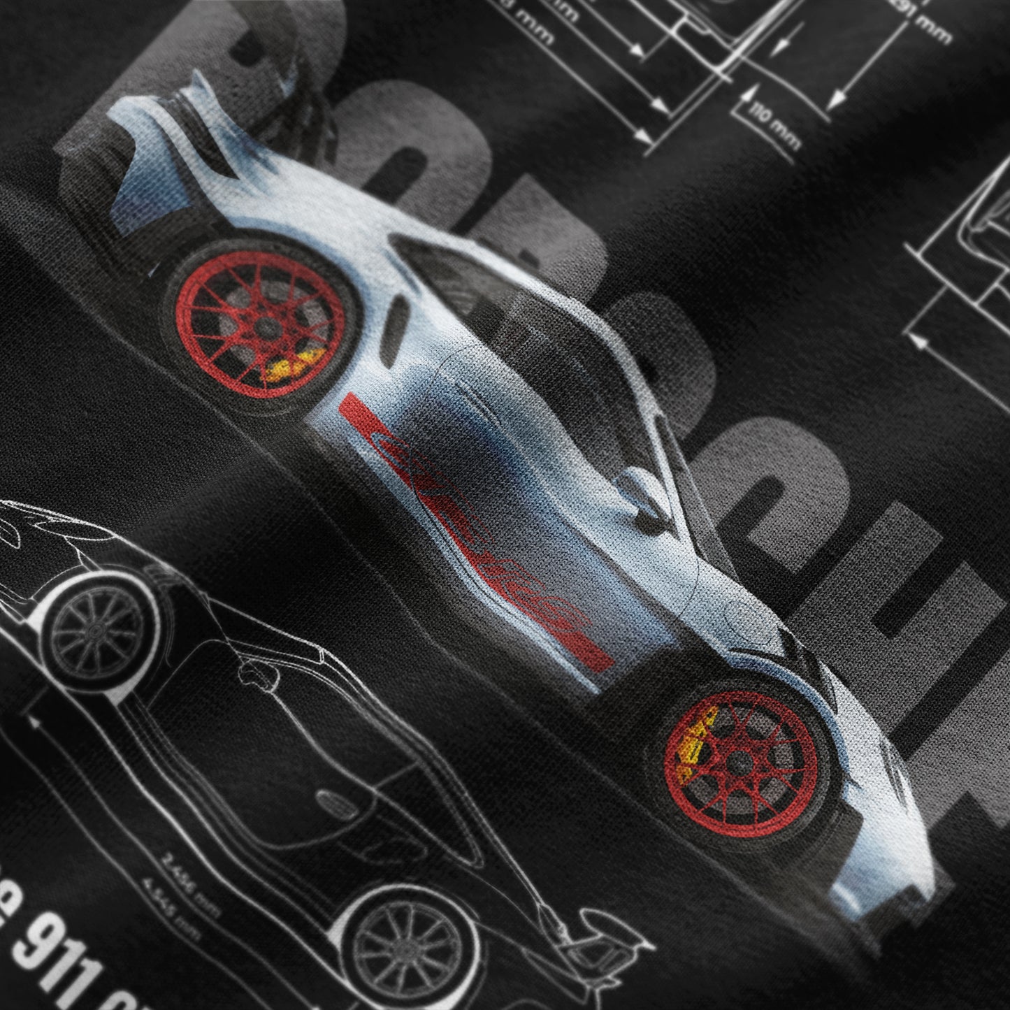 PLAYERA OVERSIZE "PORSCHE GT3 RS"