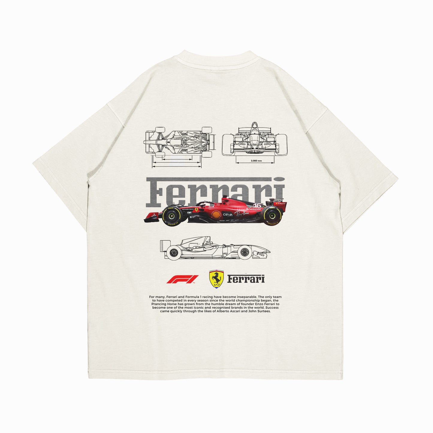 PLAYERA OVERSIZE “FERRARI”